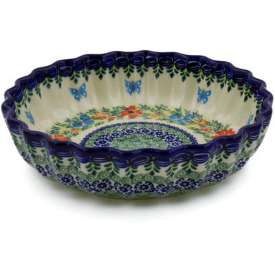 Scalloped Bowl in pattern D156