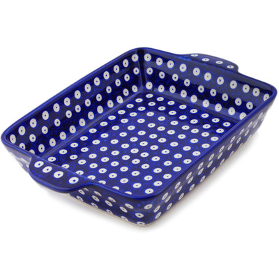 Rectangular Baker with Handles in pattern D21