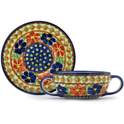 Bouillon Cup with Saucer in pattern D27