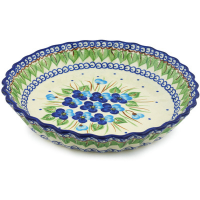 Fluted Pie Dish in pattern D155