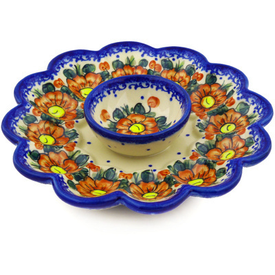 Pattern D118 in the shape Egg Plate
