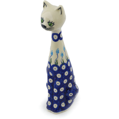 Cat Figurine in pattern D107
