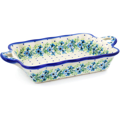 Rectangular Baker with Handles in pattern D170