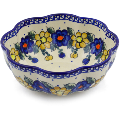Scalloped Fluted Bowl in pattern D108