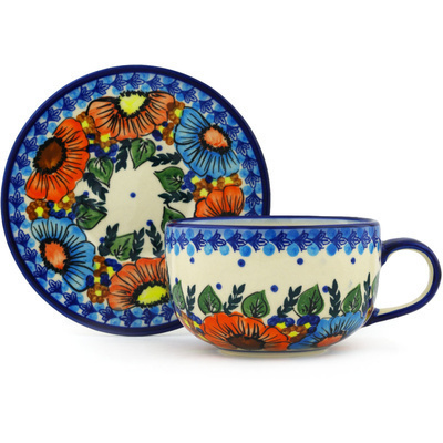 Pattern D114 in the shape Cup with Saucer