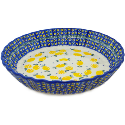 Fluted Pie Dish in pattern D344