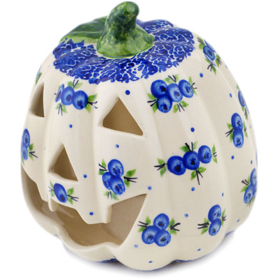 Pattern D343 in the shape Jack O Lantern Candle Holder