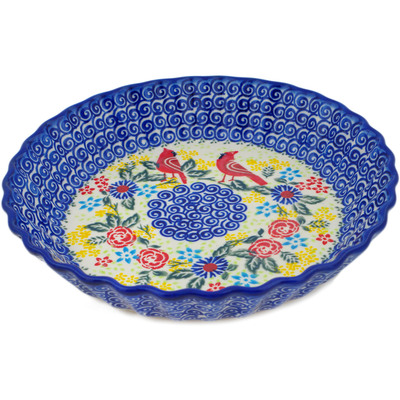 Fluted Pie Dish in pattern D338