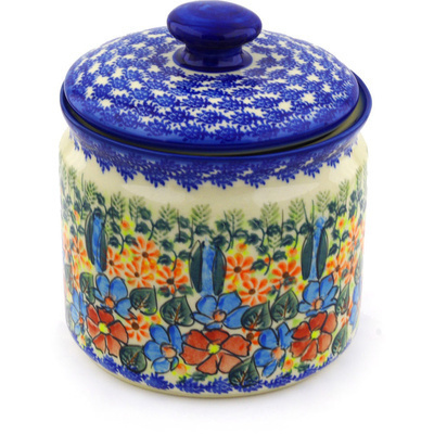 Pattern D111 in the shape Jar with Lid