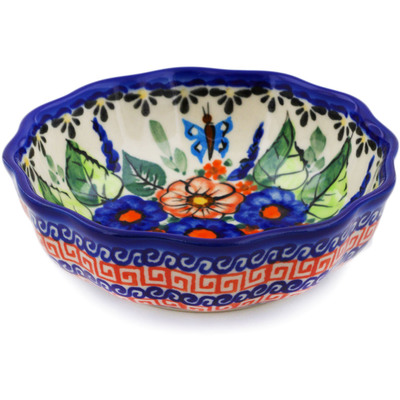 Scalloped Fluted Bowl in pattern D272