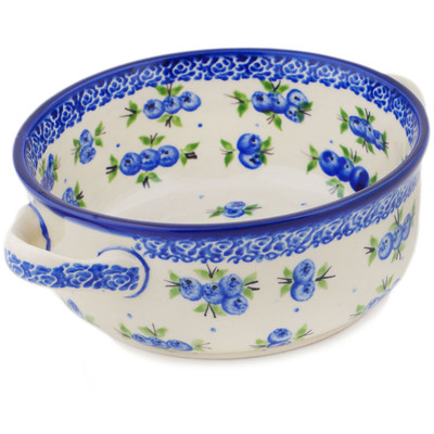 Round Baker with Handles in pattern D343