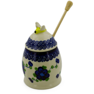 Honey Jar with Dipper in pattern D264