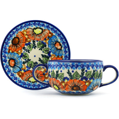 Bouillon Cup with Saucer in pattern D114