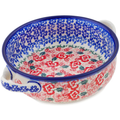 Round Baker with Handles in pattern D325