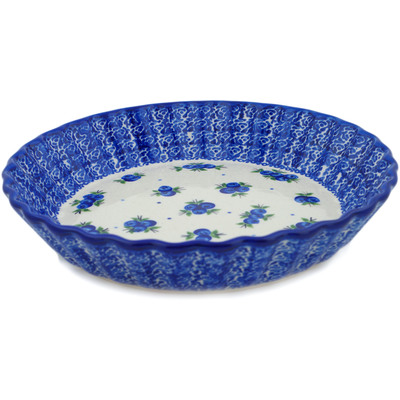 Fluted Pie Dish in pattern D343