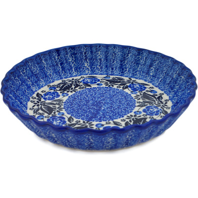 Fluted Pie Dish in pattern D337