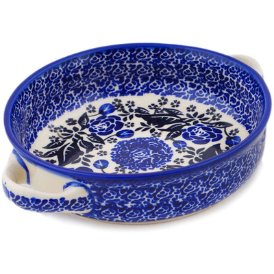 Round Baker with Handles in pattern D337