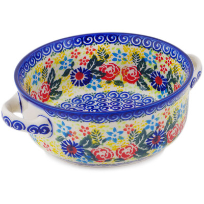 Round Baker with Handles in pattern D338