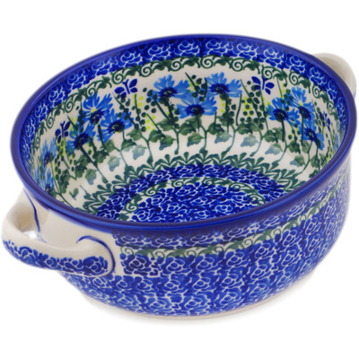 Round Baker with Handles in pattern D340