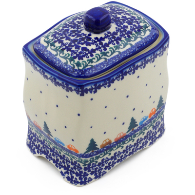Pattern D103 in the shape Jar with Lid