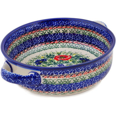 Round Baker with Handles in pattern D339