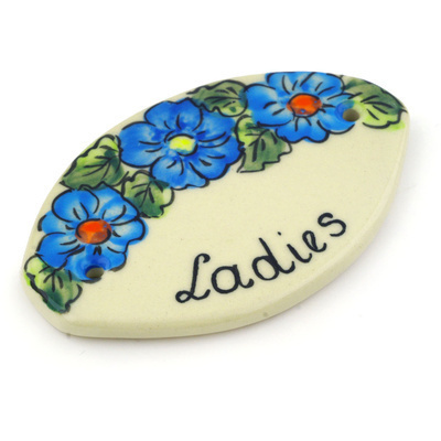 Restroom Sign in pattern D116A-LADIES