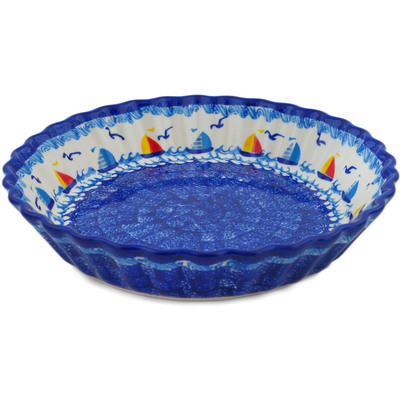 Pattern D349 in the shape Fluted Pie Dish