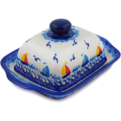 Pattern D349 in the shape Butter Dish