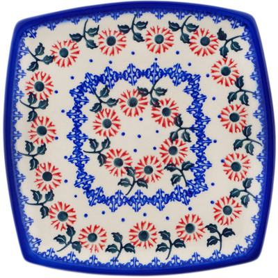 Square Plate in pattern D180