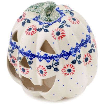 Pattern  in the shape Jack O Lantern Candle Holder