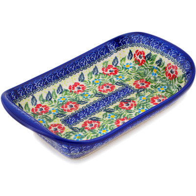 Platter with Handles in pattern D414