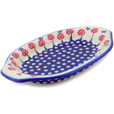 Platter with Handles in pattern D336