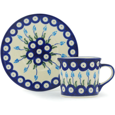 Pattern D107 in the shape Cup with Saucer