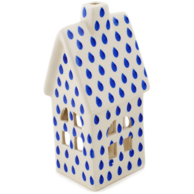 Pattern  in the shape House Shaped Candle Holder