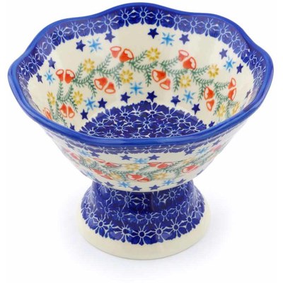 Pattern D205 in the shape Bowl with Pedestal
