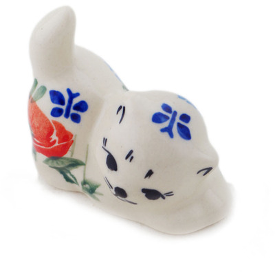 Cat Figurine in pattern D342