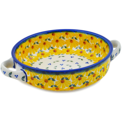 Round Baker with Handles in pattern D341