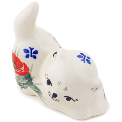 Cat Figurine in pattern D342