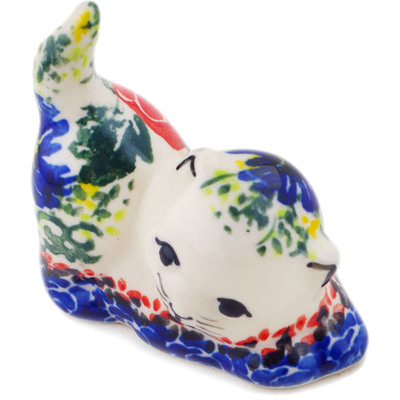 Cat Figurine in pattern D339