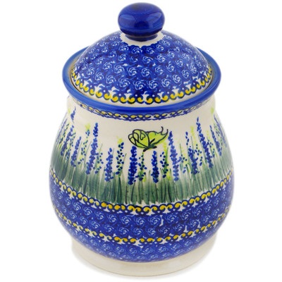 Pattern D321 in the shape Jar with Lid