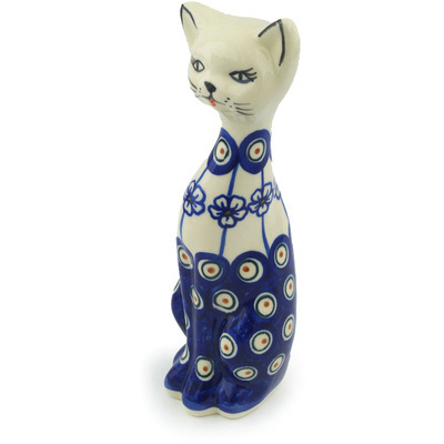 Cat Figurine in pattern D106