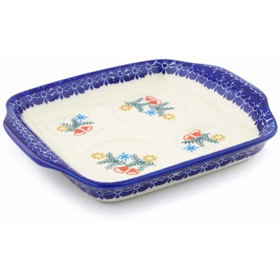 Pattern D205 in the shape Tray with Handles