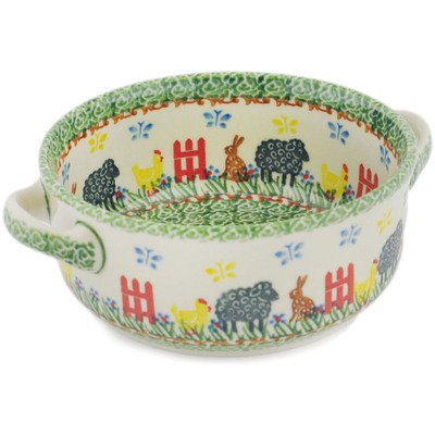 Pattern D473 in the shape Round Baker with Handles