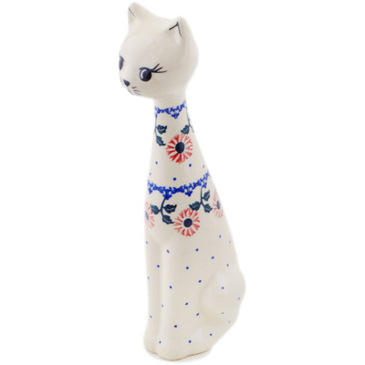 Cat Figurine in pattern D180