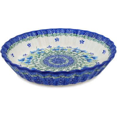 Fluted Pie Dish in pattern D340