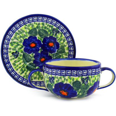 Bouillon Cup with Saucer in pattern D81