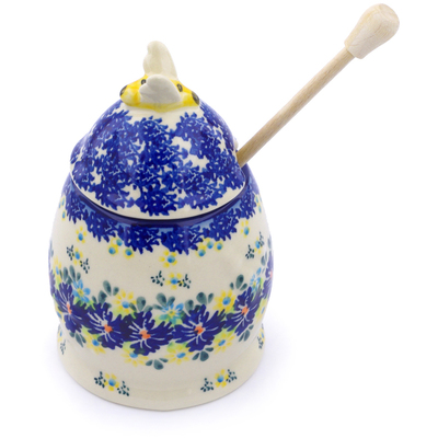 Honey Jar with Dipper in pattern D202
