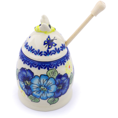 Honey Jar with Dipper in pattern D194