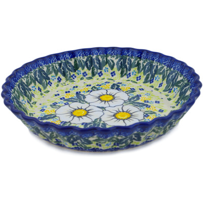 Fluted Pie Dish in pattern D346