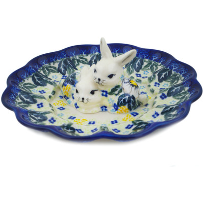 Pattern D346 in the shape Egg Plate